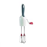 ZYLISS Quick Whisk - Removable Double Rotation Kitchen Hand Whisk, White