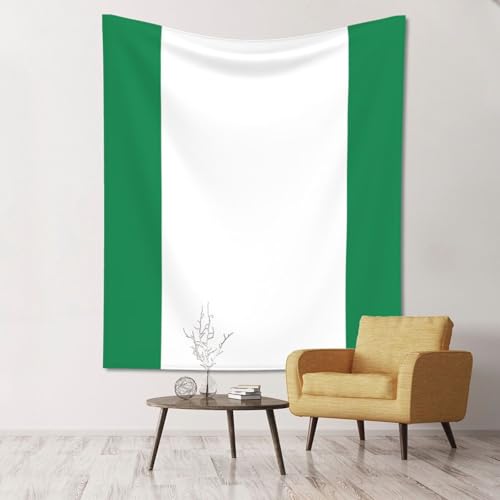 Tapisserie murale drapeau du Nigeria pour personnaliser une chambre d'étudiant