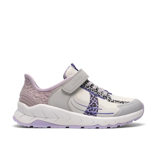 Clarks Selva Lane K Fille : chaussures en cuir souple pour les fillettes actives