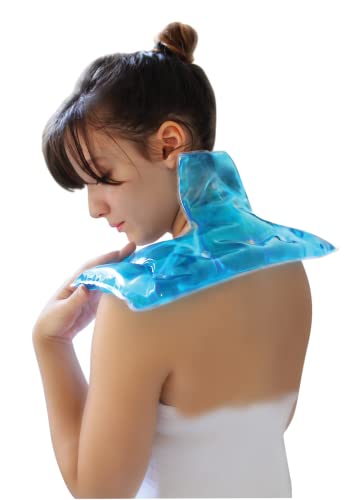 Termogel Faixa Térmica Em Gel Para Cervical E Ombros Grande Azul