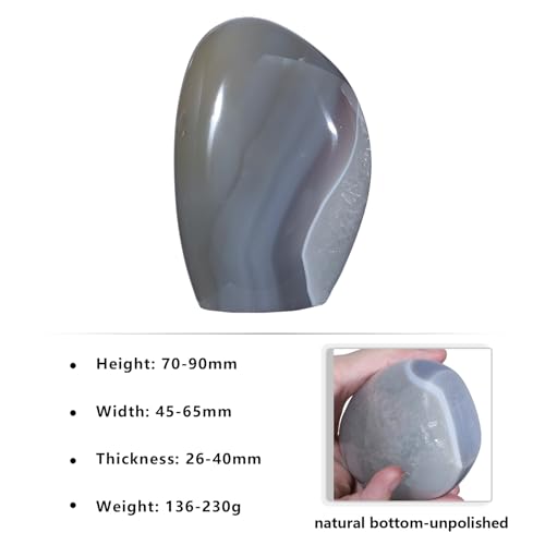 Muestra mineral de piedra de cristal dssmboom decorativa irregular y pulida 4
