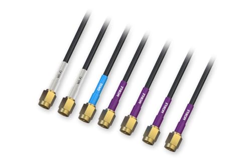 Image of Teltonika 5G LTE Combo MIMO /GNSS /Dual-Band Wi-Fi Rooftop Antenna | PR1KC640 | 3 m LMR100 Cables | SMA and RP-SMA | 2.4 /5 GHz