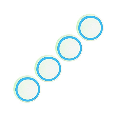 4 Pcs Silicone Thumb Stick Grip Cap, Soft Replacement Joystick Cap, Use For Relieving Finger Soreness, Protecting Gamepad, Blue Edge On White #TOP29