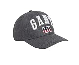 Gant 9900069-275 Tag Wool Cap Stone Grey Melange Wollmütze Einheitsgröße