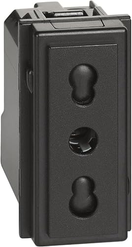 Bticino Living Now Presa Bipasso, Nero