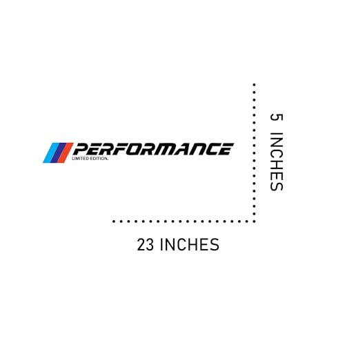 ISEE 360 Performance Limited Edition Car Vinyl Self-Adhesive Wall Sticker 23.03 x 5.7 Inches Black