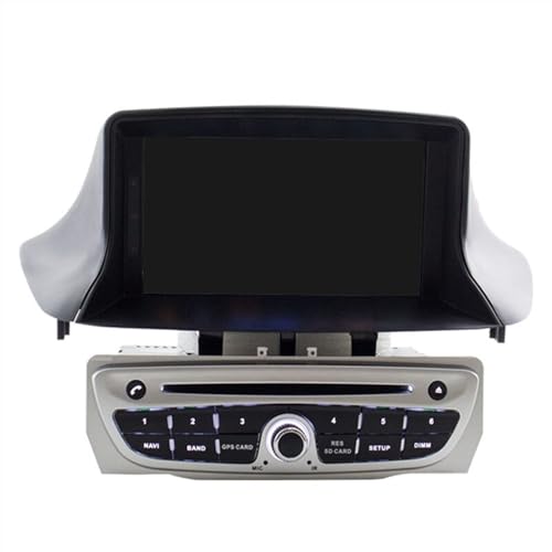 JINFOLI DSP Carplay 1 Din Android 11 Lettore DVD for auto Megane 3 Fluence 2009-2015 WIFI GPS Radio Multimedia Volante Stereo DSP Impianto audio stereo per auto(Silver)