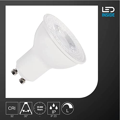 SLV LED Bulb QPAR51 / Bulb, lamp, LED / GU10 2700K 6W 450lm White Dimmable 38 Degrees - Image 3