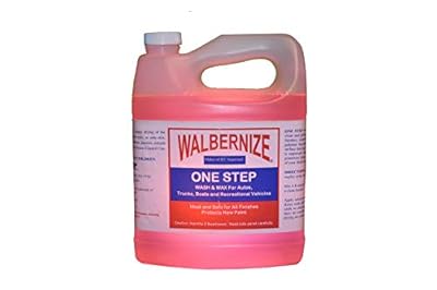 Walbernize One Step Wash and Wax Concentrate - 1/2 Gallon