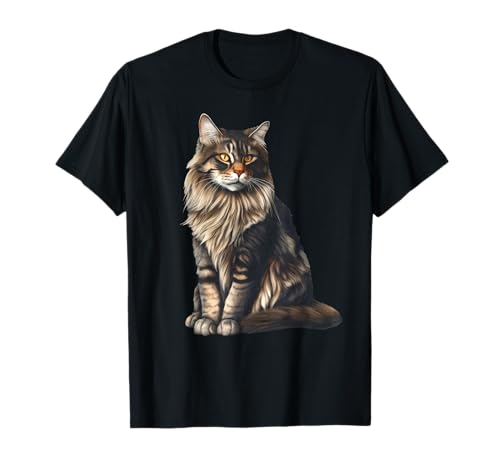 American Forest Cat Maine-Coon Cat T-Shirt