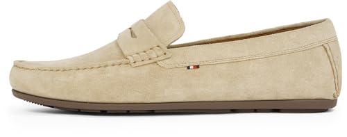 Tommy Hilfiger Mocassins Homme en Daim, Beige...