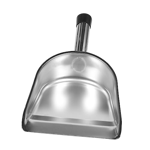 HOLIDYOYO 1Pieza Basura Inoxidable Recogedor Durable para Cocina y Limpieza Herramienta De Limpieza para Hogar y Ergonómico y Resistente