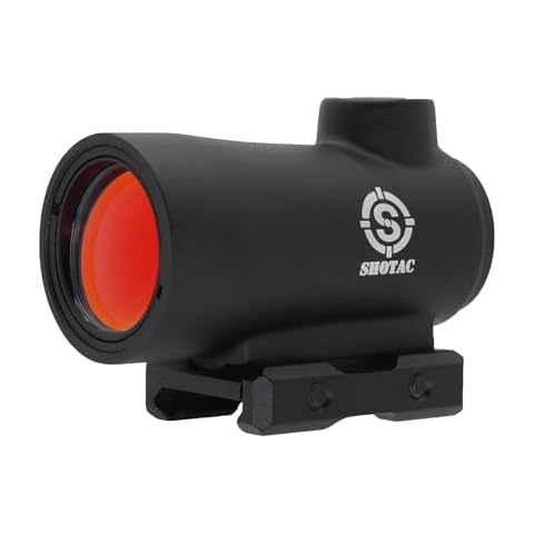 SHOTAC Red Dot Sight ST001, Submersible to 7 feet (2 Meters) IPX8 Waterproof & Shockproof Over 12,000 Rounds of .223 Cover