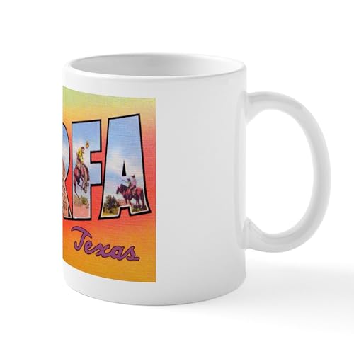 CafePress Marfa Texas Greetings Mug 11 oz Ceramic