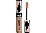 Infalible more than concealer corrector de cobertura completa con aplicador XXL para un doble uso: corrector o fondo de maquillaje