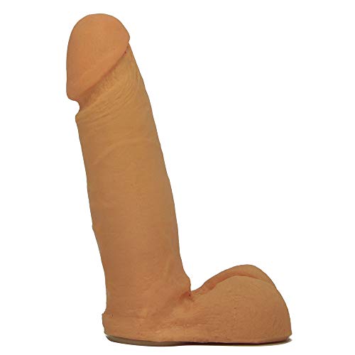 Cinta com Pênis Escrotal e Vibro 17 cm