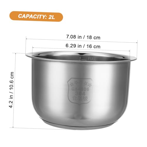 Cuve cuiseur à riz rayée ? Solution avec cette marmite ronde de rechange intérieure - 8