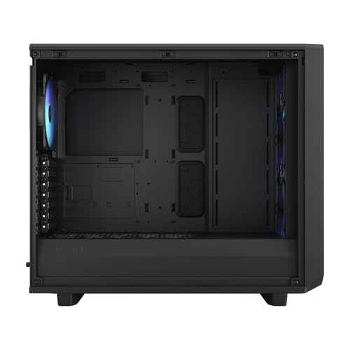 Gabinete para PC Fractal Design Meshify 2 Lite RGB Negro con Ventana de Vidrio Templado Tintado, Torre Media ATX, Diseño Angular de Malla miniatura 4