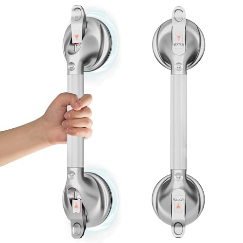 DAILYLIFE Barra de agarre portátil de 18.5 pulgadas para baño, color plateado