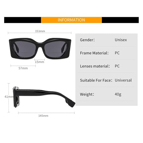 Lunettes de soleil œil de chat transparentes UV400 pour un style d'été chic - 2