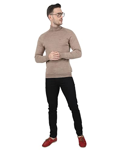 Image of Monte Carlo Men Wool High Neck Pullover Sweater