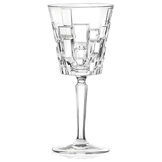 RCR 27435020006 Etna - Juego de copas de vino (6 unidades), diseño único y contemporáneo, regalo para nuevos propietarios de viviendas, cumpleaños, ocasiones para vino tinto y blanco, 280 ml