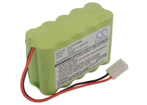 TCTK Akku 2000mAh Kompatibel mit [Cardiette] Cardioline ECG Recorder AR1200, Cardioline ECG Recorder AR1200 View FC1400, AR1200ADV, für [CardioRapid] K360 Ersetzt 11017 FBA