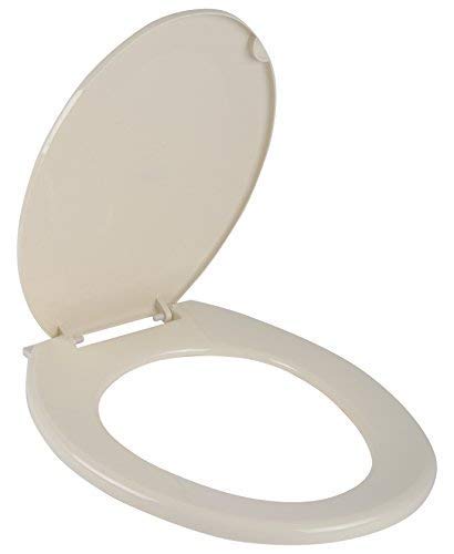 SHRUTI European Como rd Wall Hung,Wall Mount Compaq Toilet Seat Cover - Ivory(2277)