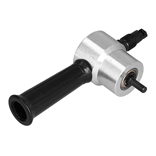 Grignoteuse De Tôle à Double Tête En Acier à Grande Vitesse Accessoires De Coupe De Cercle De Fixation De Perceuse électrique Avec Poignée Réglable à 360 °