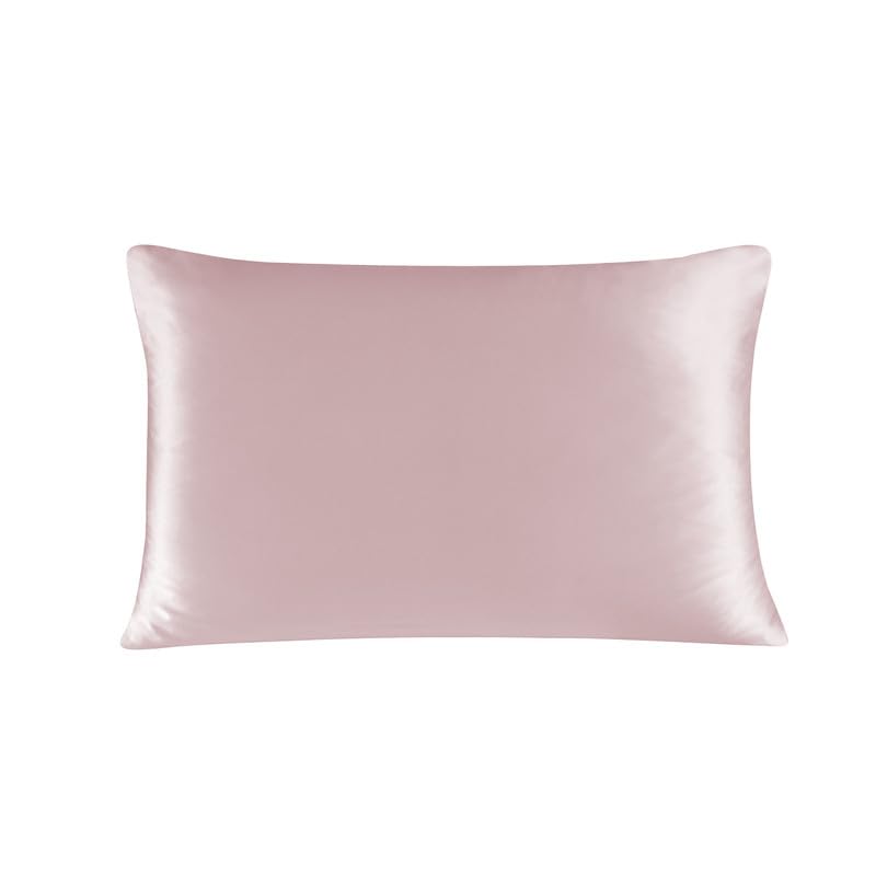 townssilk Federa su entrambi i lati 100% pura seta di gelso da 19 mm per la salute dei capelli e della pelle, federa per cuscino di dimensioni,con cerniera nascosta 1 pezzo 50x70cm dusty pink