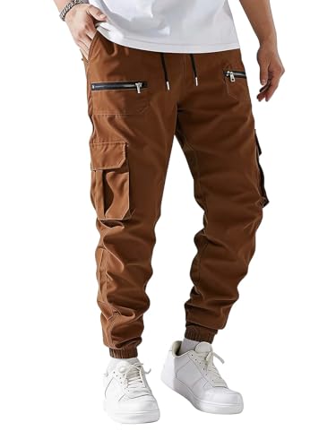 Image of Lymio Cargo for Men | Cotton Cargo Pant | Drawstring Waist Pant (Also Available in Plus Sizes) (34-37)