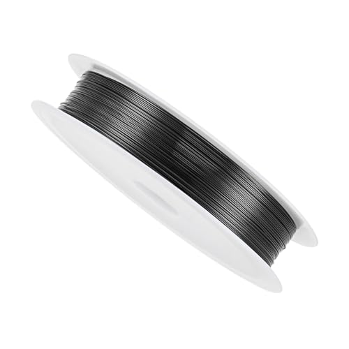 CoCud Copper Wire, 28 Gauge 0.3mm Dia 15m Length, Copper Anti-Rust Smooth Beading Wires Black - (Applications: for DIY Crafts)