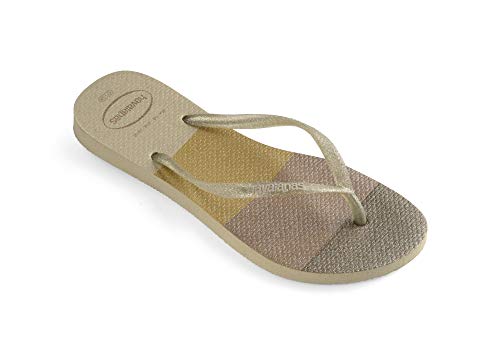 Chinelo Slim Palette Glow, Havaianas, Meninas, Areia, 31/32