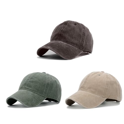 Image of HH HOFNEN Baseball Cap Washed Cotton Unstructured Vintage Hat for Men Women