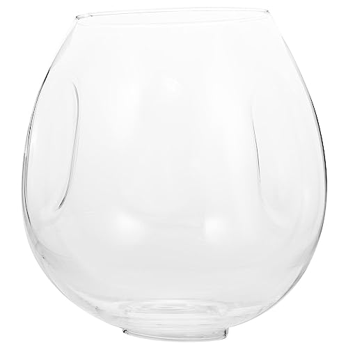 Housoutil Pantalla De Lámpara De Cristal Reemplazo De Accesorio Pantalla De Globo De Cristal Transparente Cubierta De Lámpara Pantalla De Dormitorio Para Iluminación Lámpara De Mesa