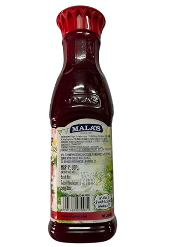 Image of Mala's Strawberry Crush, 750 Millilitre, Liquid (Pack of 2)