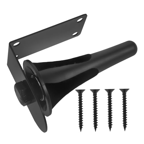 ibasenice Practical Flute Hanger Black Pipe Hanger for Clarinet and Flute Wall-mounted Music Stand for Home