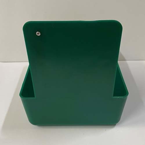 Forest Green Dental Lab Pan with Stainless Steel Clip 12pk 7" x 5¾" x 2½" Made in The USA