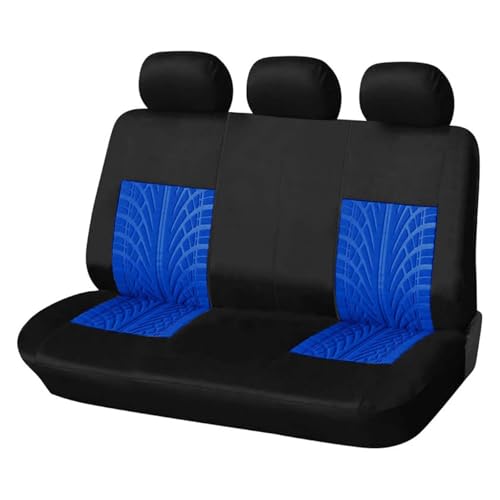 Housses de siège auto Audi A8 2011-2017 cuir bleu premium - 4