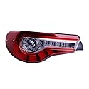 WCSMHYW Auto Anhänger Rückleuchten für Subaru BRZ/Toyota GT86 2008 2009 2010 2012 2013, Multifunktion Anhänger Beleuchtung Bremsleuchte Sicherheit Licht, Auto Zubehör,Red