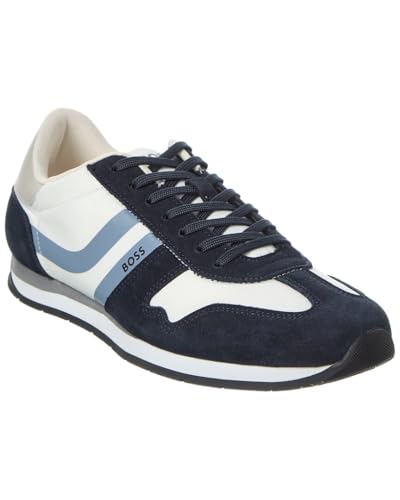 Image of BOSS Mens Levon Lace Up Low Profile Sneakers