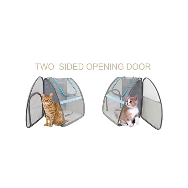 Ventilated and Breathable Pet Carrier Backpack - Ultimate Comfort for On-the-Go Adventures