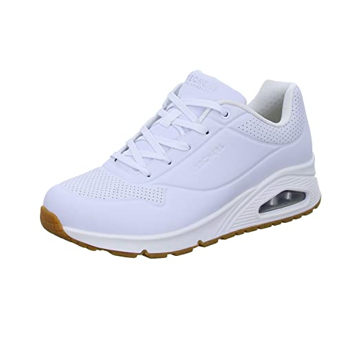 Image of Skechers Womens Uno - Stand On Air White 9 B - Medium