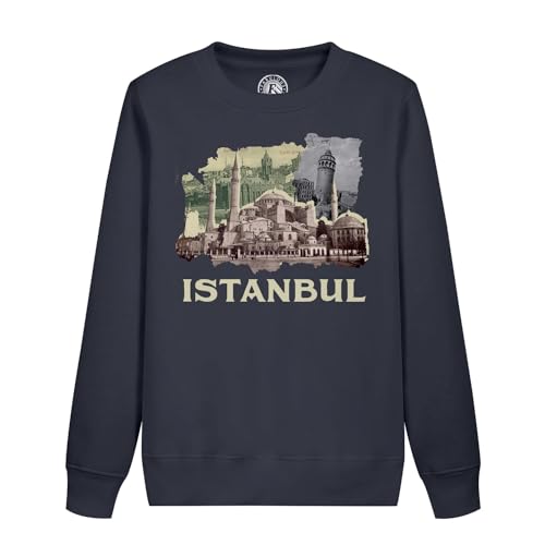 Sweatshirt enfant Istanbul vintage : vêtement de voyage durable et doux