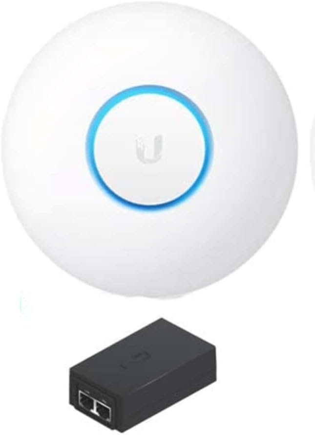 UniFi nanoHD UAP-nanoHD-US (2-Pack) Compact Dual Band Wave2 Enterprise Wi-Fi 4x4 MIMO Power Over Ethernet 48 POE-48-24W-G PoE Included