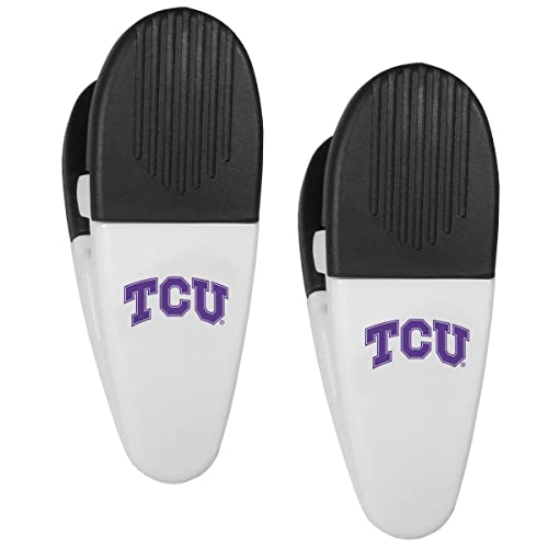 Siskiyou C2CM112 Unisex NCAA TCU Horned Frogs Mini Chip Clip Magnets - One Size - Pack of 2