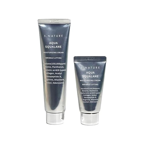 priming water All skin type moisturizing cream for hydration & soothing, For S.Nature Aqua Squalane Moisturizing Cream, 2.02fl.oz. & 1.01fl.oz.