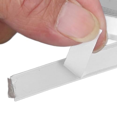 Cinta métrica adhesiva 12 pies acero carbono doble escala miniatura 4