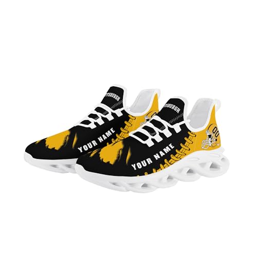 Custom Football Flex Control Sneakers Personalized Fans Men's Breathable Name Number Gifts Workout Athletic Gym Slip-on Shoes2