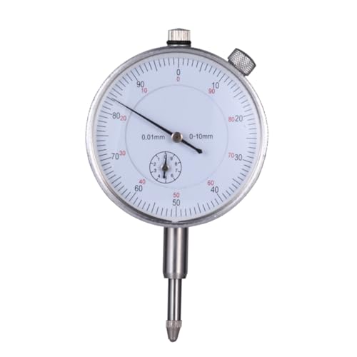 VILLFUL 0-10mm Dial Indicator Precision Digital Dial Gauge Made of Sturdy Steel for Industrial and Mechanical Use